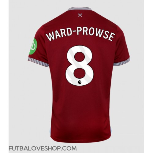 Dres West Ham United James Ward-Prowse #8 Domáci 2025-26 Krátky Rukáv
